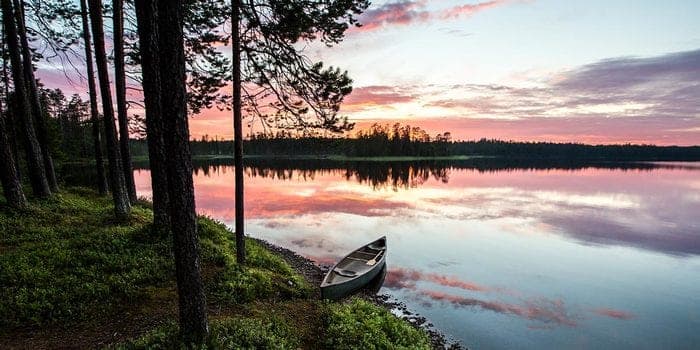 Lake in Finland