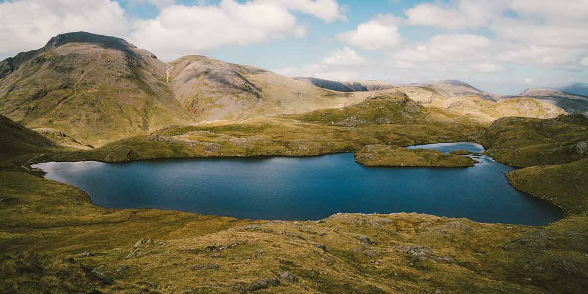 Stunning view over the Lake district