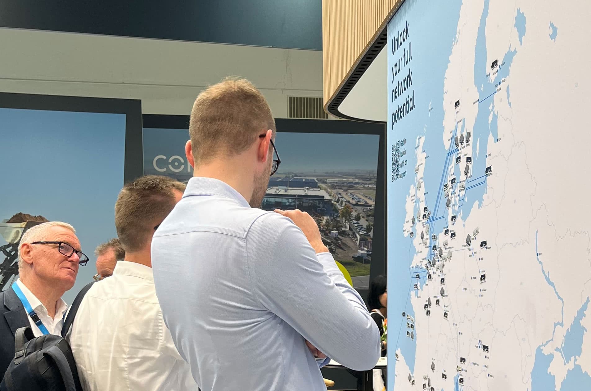 Unlocking the value of network option, DFDS map