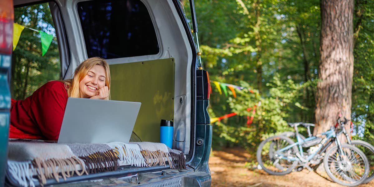 Camping in Sweden