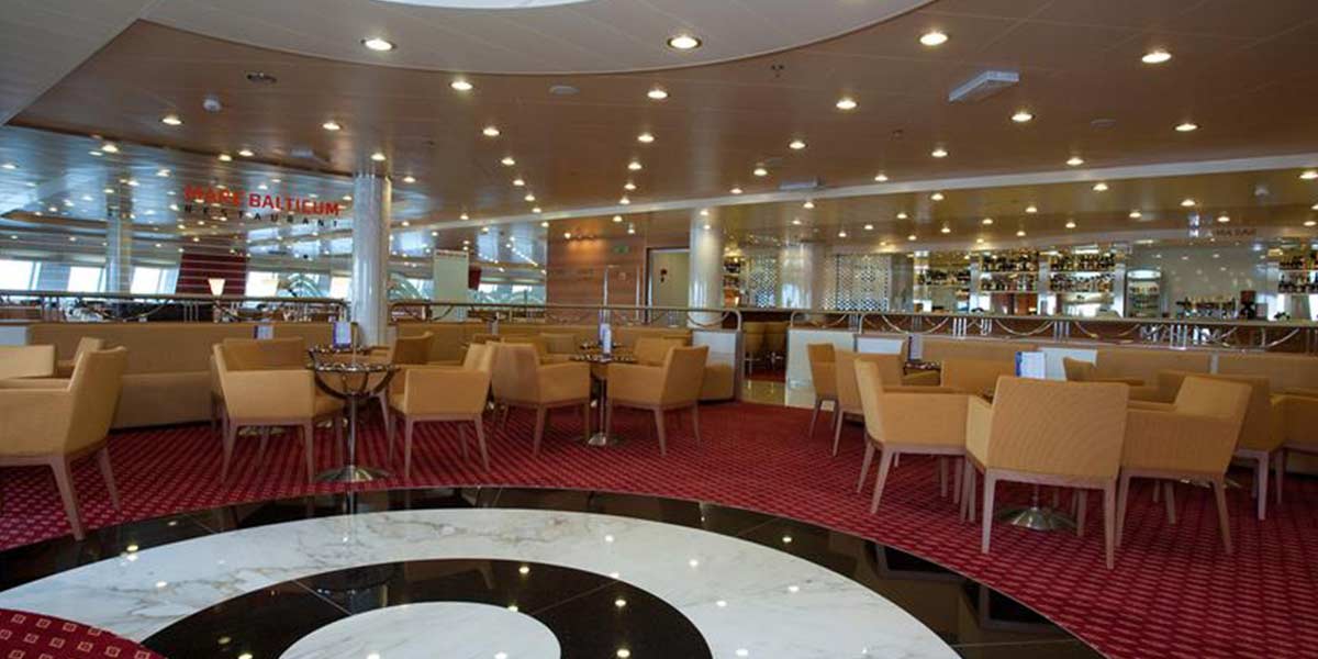 Bar onboard Klaipeda-Kiel ferry