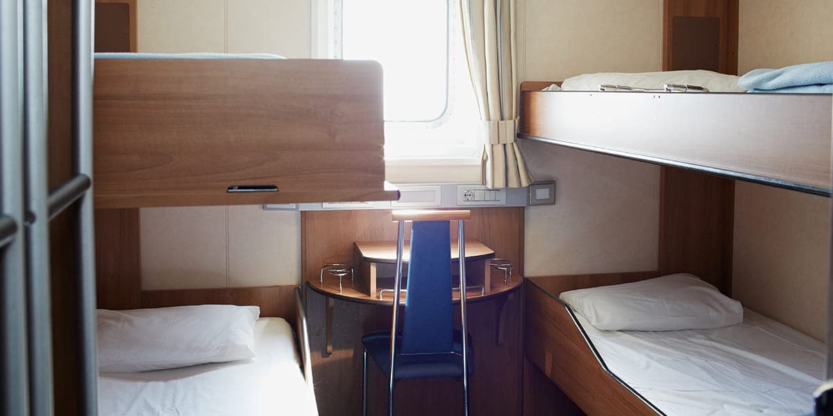 Seaview cabin with 4 beds onboard Newhaven- Dieppe ferry