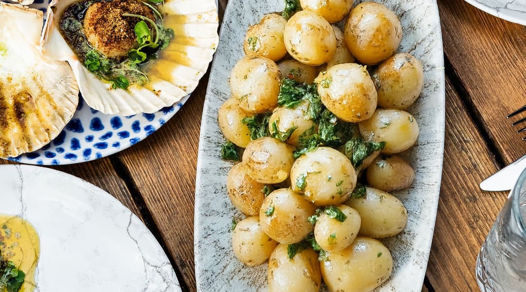 Jersey Royal potatoes