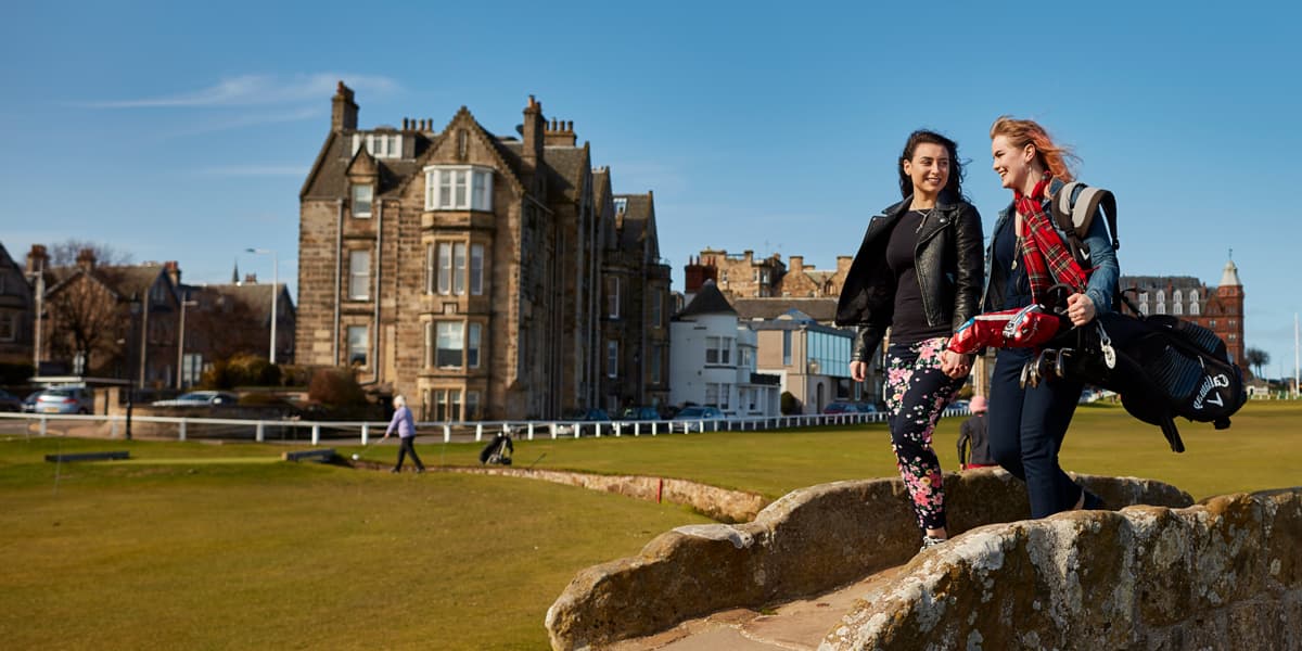 St Andrews view on castle