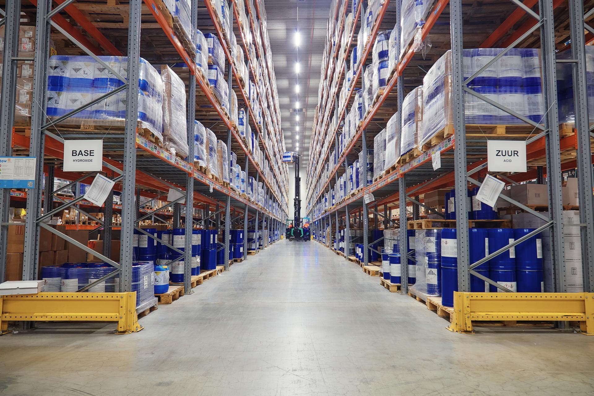 Interior of a DFDS Warehouse