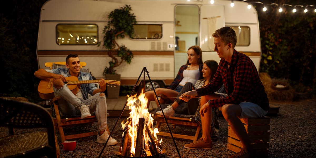 Camper in the Baltics