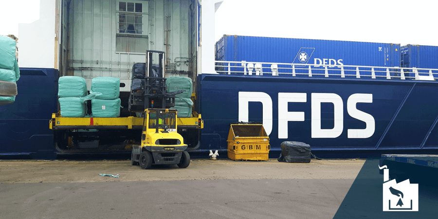 DFDS logistics RDF and waste